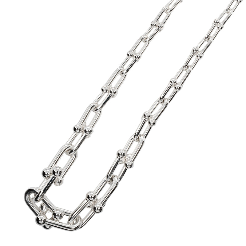 【TIFFANY&Co.】ティファニー
 ハードウェア グラジュエイテッドリンク ネックレス
 シルバー925 約107g Hardware Graduated Link レディースAランク