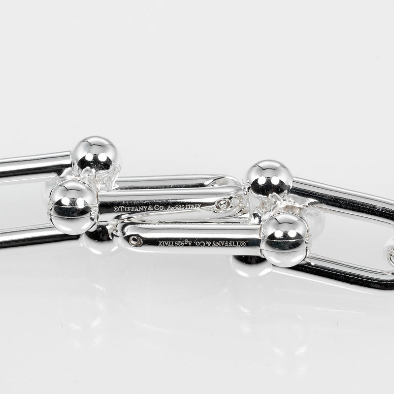 [Tiffany & co.]TIFFANY&Co.
 Hardware Grajued Link Earrings 
 Silver 925 approx. 23.5g Hardware Graduated Link Ladies A Rank