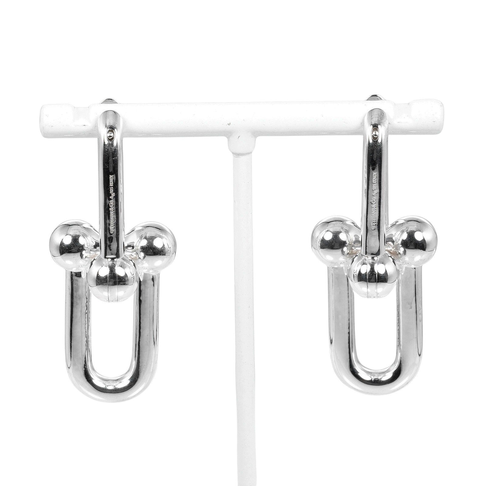 極美品 ティファニー Tワイヤー ラージ ピアス シルバー925 ティファニー ピアス Tワイヤー フープ ラージ | 東京銀座の