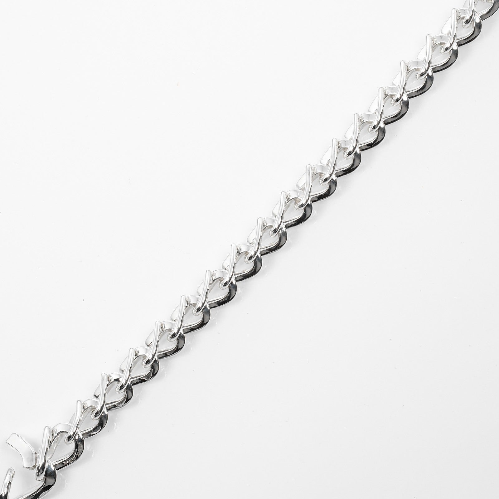 TIFFANY&Co.】ティファニー フォージ ミディアムリンク ハイポリッシュ