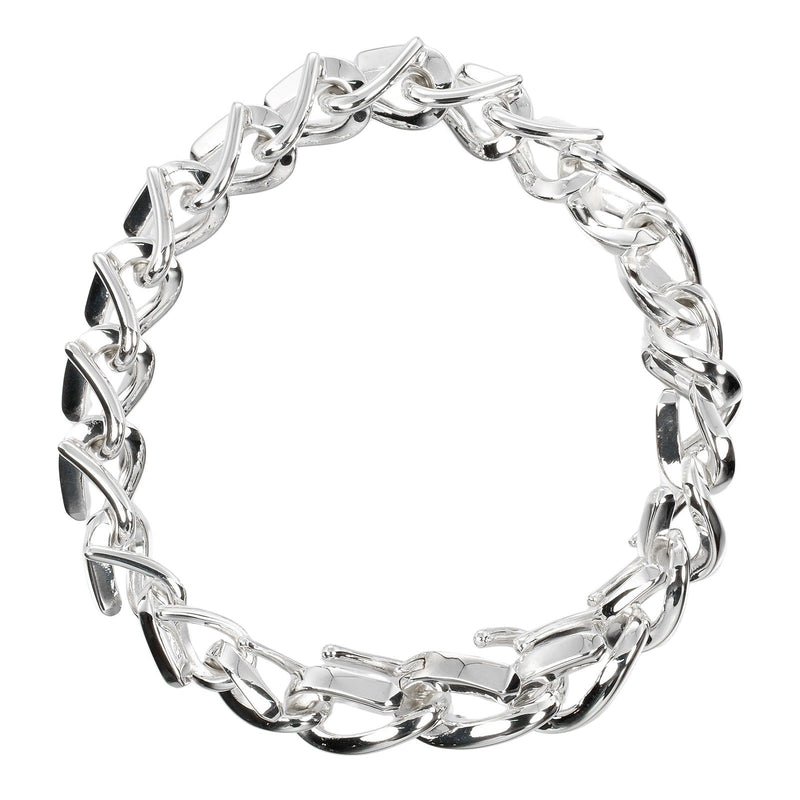 TIFFANY&Co.】ティファニー フォージ ミディアムリンク ハイポリッシュ