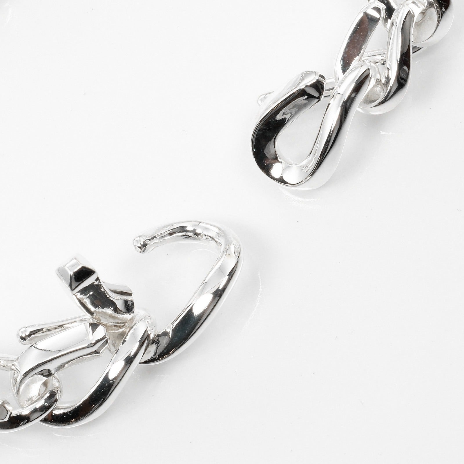 TIFFANY&Co.】ティファニー フォージ ミディアムリンク ハイポリッシュ