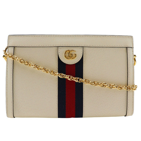 [GUCCI] Gucci GG Offidia Shoulder Bag ChainShoulder 503877 Calfskin White diagonal shoulder magnet type GG OPHIDIA Ladies A rank