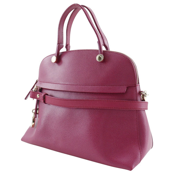 [FURLA] Furla Piper Handbag 2WAY Shoulder Leather Raspberry Pink Shoulder handbag 2WAY A5 Fastener Piper Ladies