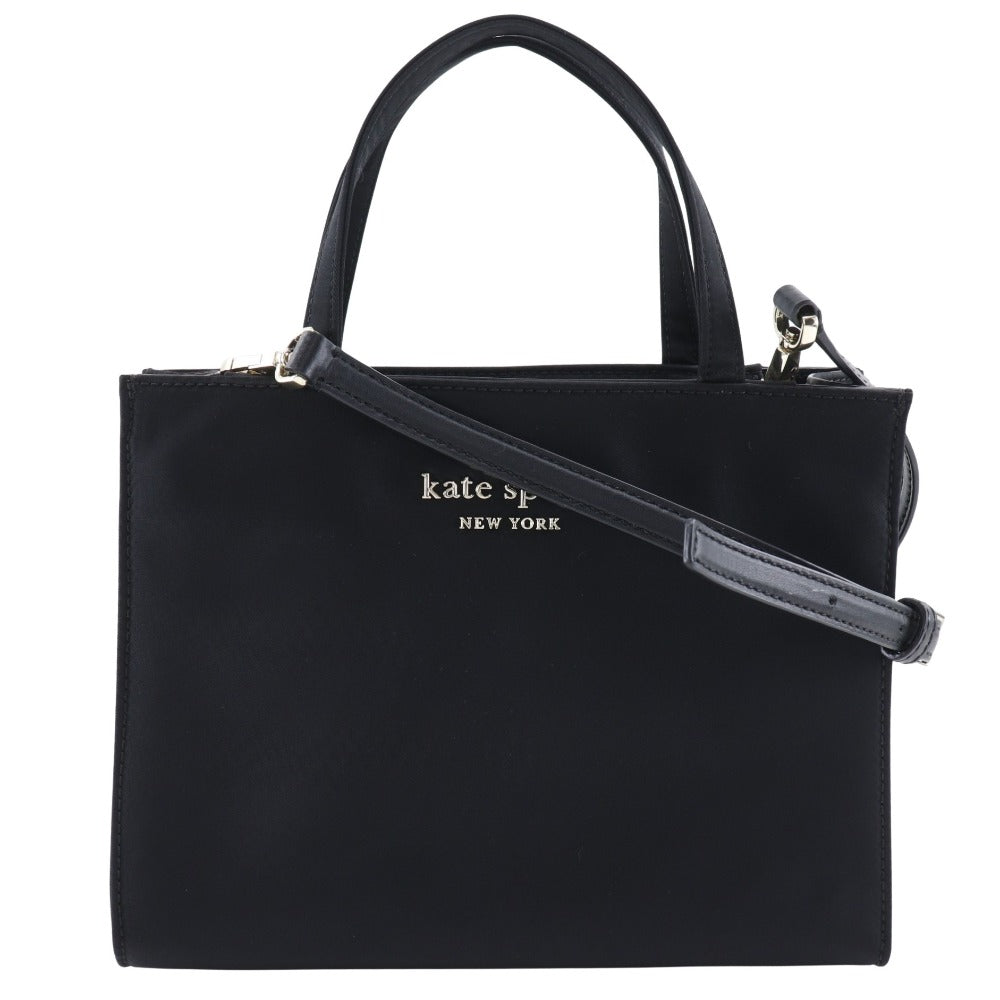 Kate Spade】ケイトスペード 2WAYショルダー ハンドバッグ ナイロン 黒 斜め掛け 手提げ 2way A5 ファスナー 2WA –  KYOTO NISHIKINO