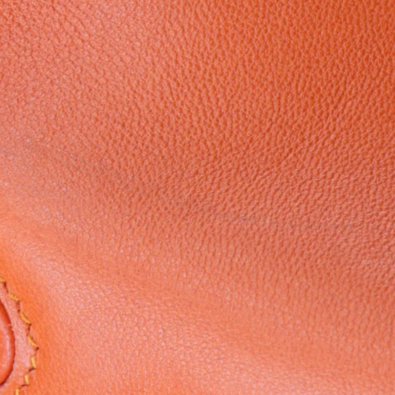 [Loewe] Loewe 
 Sac à nœud flamenco 
 Traqué à la crampon de l'épaule diagonale d'orange en peau d'agneau