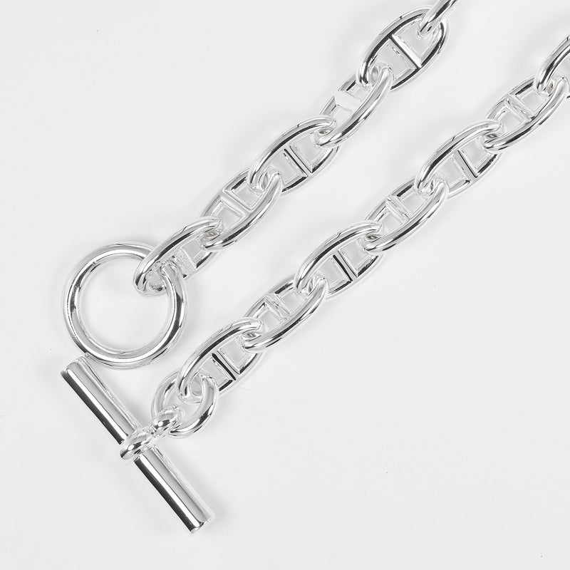 [HERMES] Hermes Chaine d’Ancre Collar de eslabones GM 29