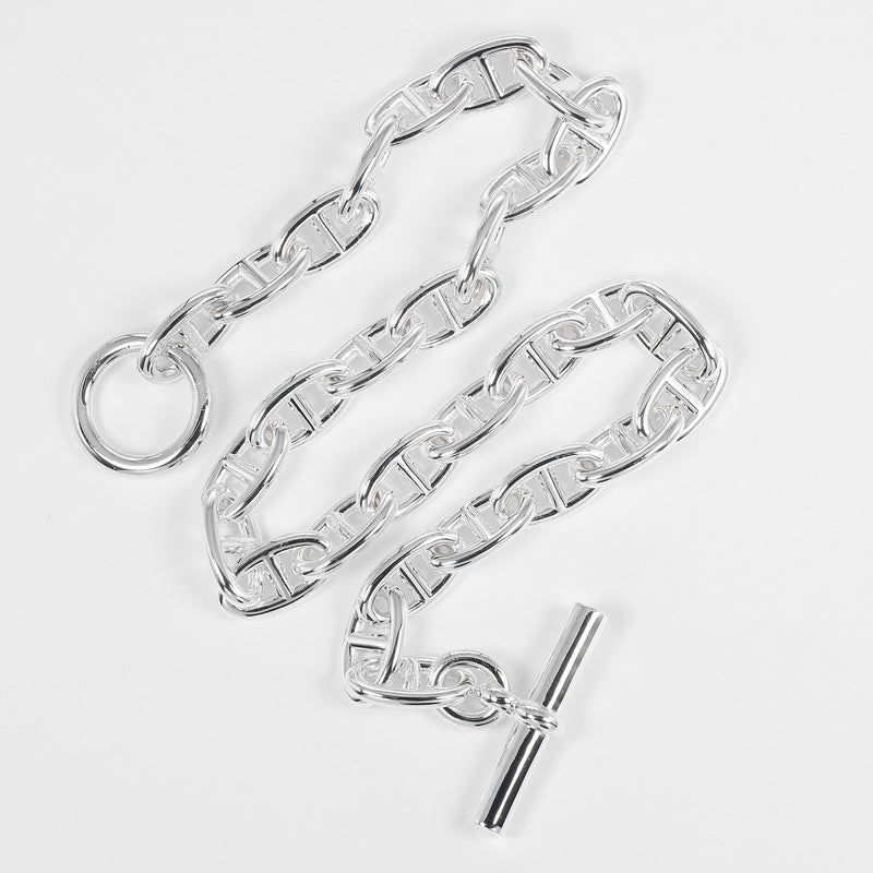 [HERMES] Hermes Chaine d’Ancre Collar de eslabones GM 29