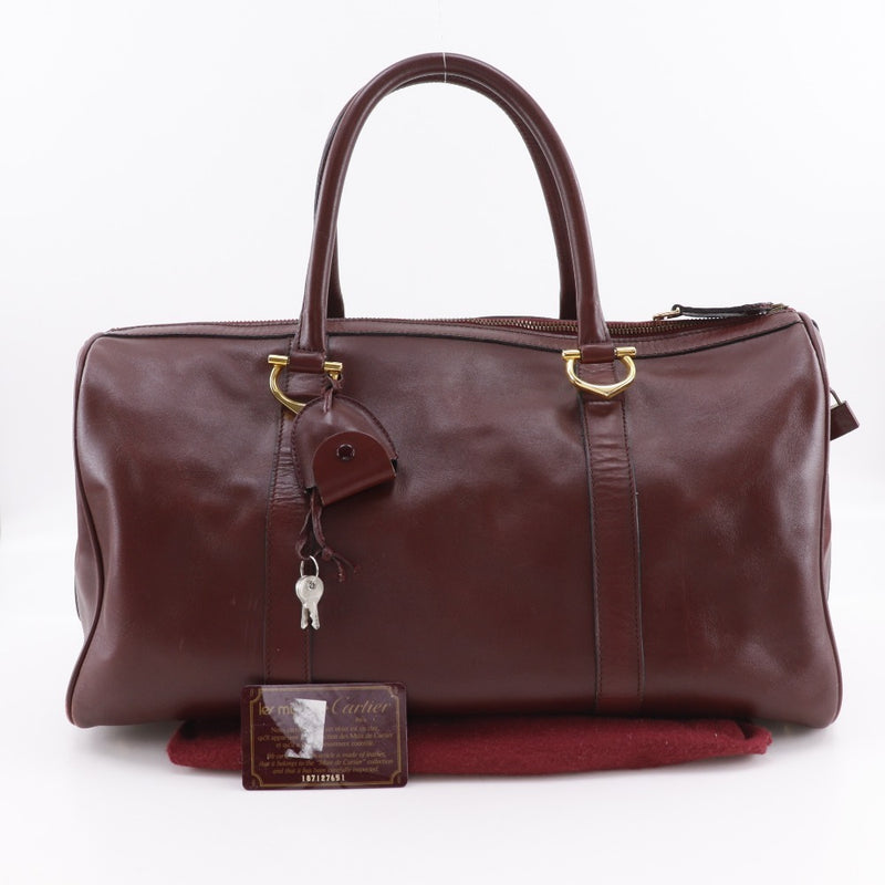 【CARTIER】カルティエ マストライン ボストンバッグ