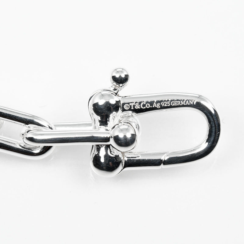 【TIFFANY&Co.】ティファニー
 ハードウェア スモールリンク ブレスレット
 腕周り15cm シルバー925 約16.5g hardware small link レディースAランク