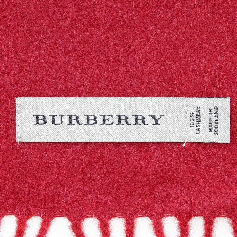 [Burberry] Burberry 
 Caballero de la marca de caballos 
 Cashmere Red manguera Marca unisex a+rango