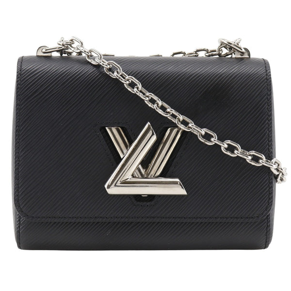 【LOUIS VUITTON】ルイ・ヴィトン
 ツイストPM ショルダーバッグ
 チェーンショルダー M21118 エピレザー ノワール 黒 FL1128刻印 斜め掛け 肩掛け ターンロック Twist PM レディースA-ランク