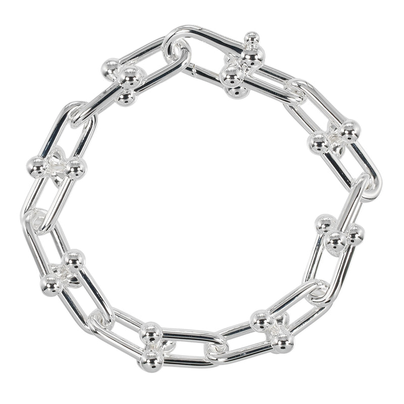 [TIFFANY y compañía]TIFFANY&Co. Enlace grande de hardware Bracelet