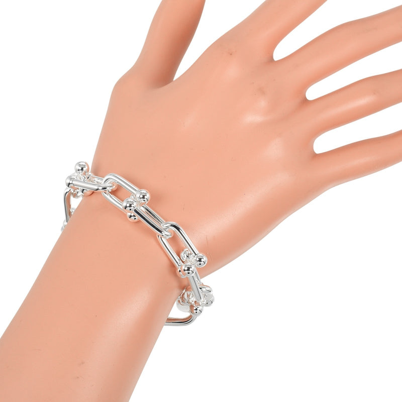 [TIFFANY y compañía]TIFFANY&Co. Enlace grande de hardware Bracelet