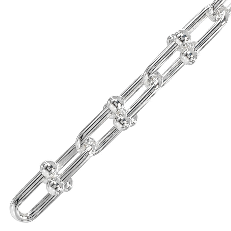 [TIFFANY y compañía]TIFFANY&Co. Enlace grande de hardware Bracelet