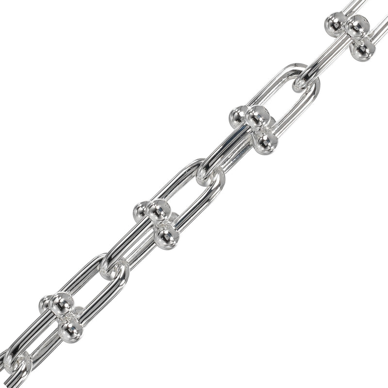 [TIFFANY y compañía]TIFFANY&Co. Enlace grande de hardware Bracelet
