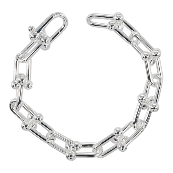 [TIFFANY&Co.] Bracelet à gros maillons Tiffany Hardware