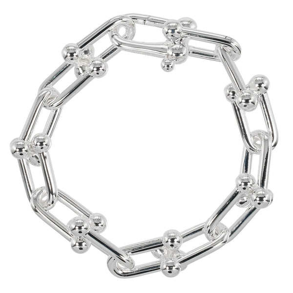[TIFFANY y compañía]TIFFANY&Co. Enlace grande de hardware Bracelet