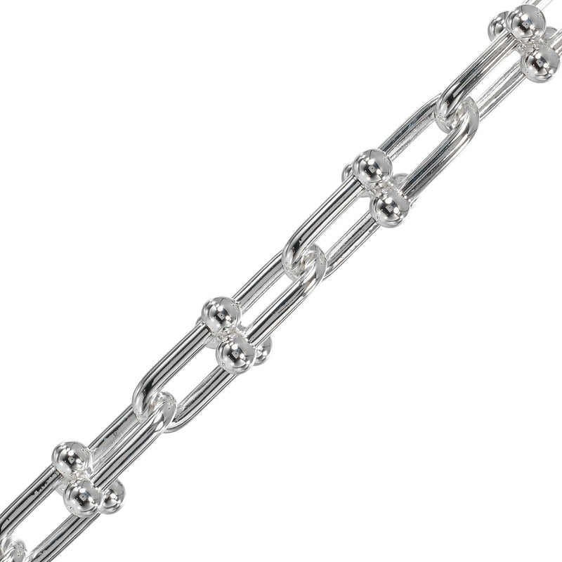 [TIFFANY y compañía]TIFFANY&Co. Enlace grande de hardware Bracelet