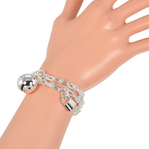 [TIFFANY y compañía]TIFFANY&Co. pequeña envoltura de hardware Bracelet
