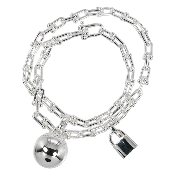 [TIFFANY y compañía]TIFFANY&Co. pequeña envoltura de hardware Bracelet