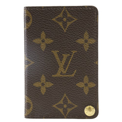 [루이비통]LOUIS VUITTON Porte Cartes Crady Thassion 카드 케이스 M60937 모노그램 캔버스 BU0054 새겨진 스냅 버튼 Porte Carres Pression Unisex