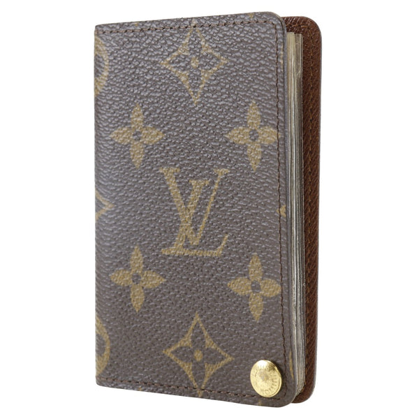 [Louis Vuitton] Louis Vuitton 
 Portact Cult Credit Credit Card Case 
 M60937 Monogram Canvas BU0054 Stamp Snap button PORTE CARTES CREDIT PRESSION Unisex