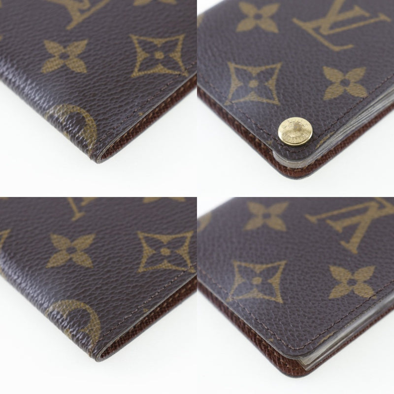 [루이비통]LOUIS VUITTON Porte Cartes Crady Thassion 카드 케이스 M60937 모노그램 캔버스 BU0054 새겨진 스냅 버튼 Porte Carres Pression Unisex