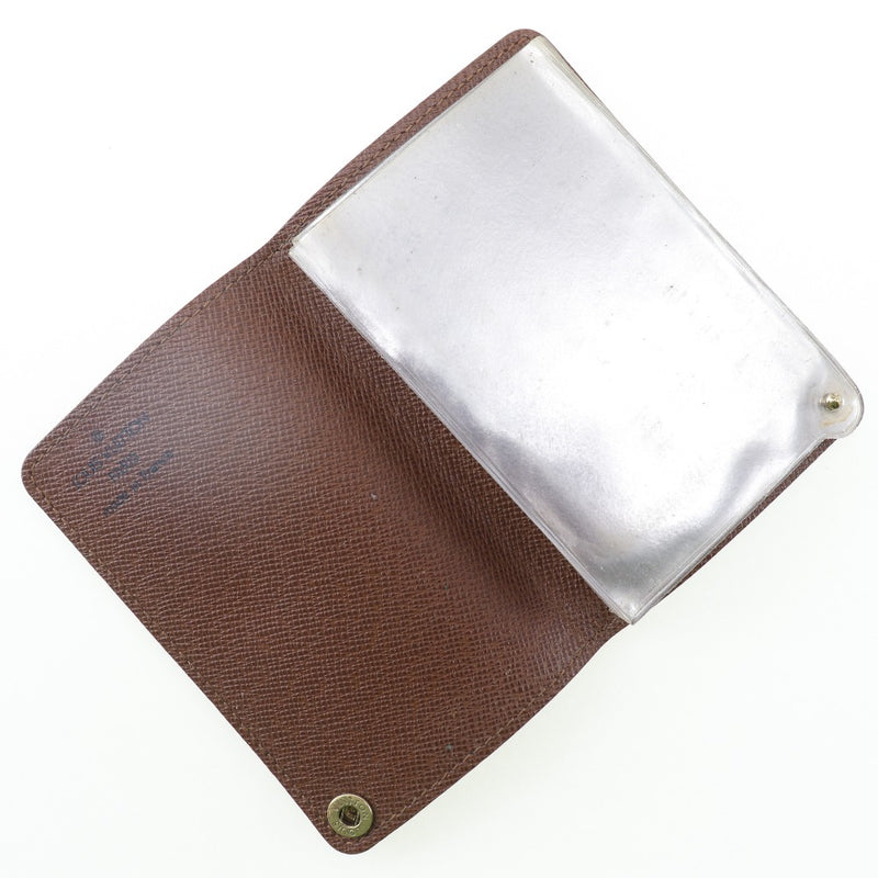 [路易威登]LOUIS VUITTON Porte Cartes Crady Thassion Card Case M60937会标帆布B​​U0054雕刻快照纽扣港口CARTES CARTES CARTION PRASTION UNISEX