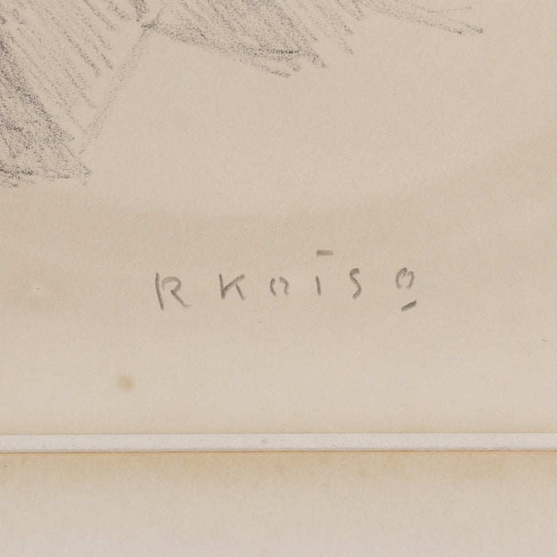 小磯良平 作 【 椅子に座る女 】 絵画 – NISHIKINO VINTAGE KYOTO