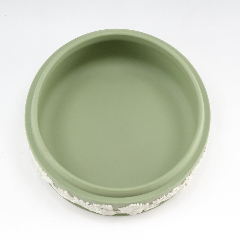 Wedgwood】ウェッジウッド ジャスパー グリーン オブジェ ラウンドボックス 小物入れ jasper green _Sランク – KYOTO  NISHIKINO