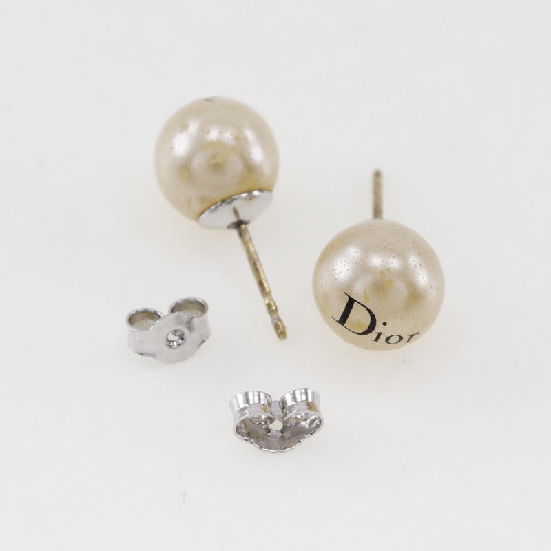 [Dior] Christian Dior 
 Perforación 
 Perla x metal aproximadamente 3.0g damas