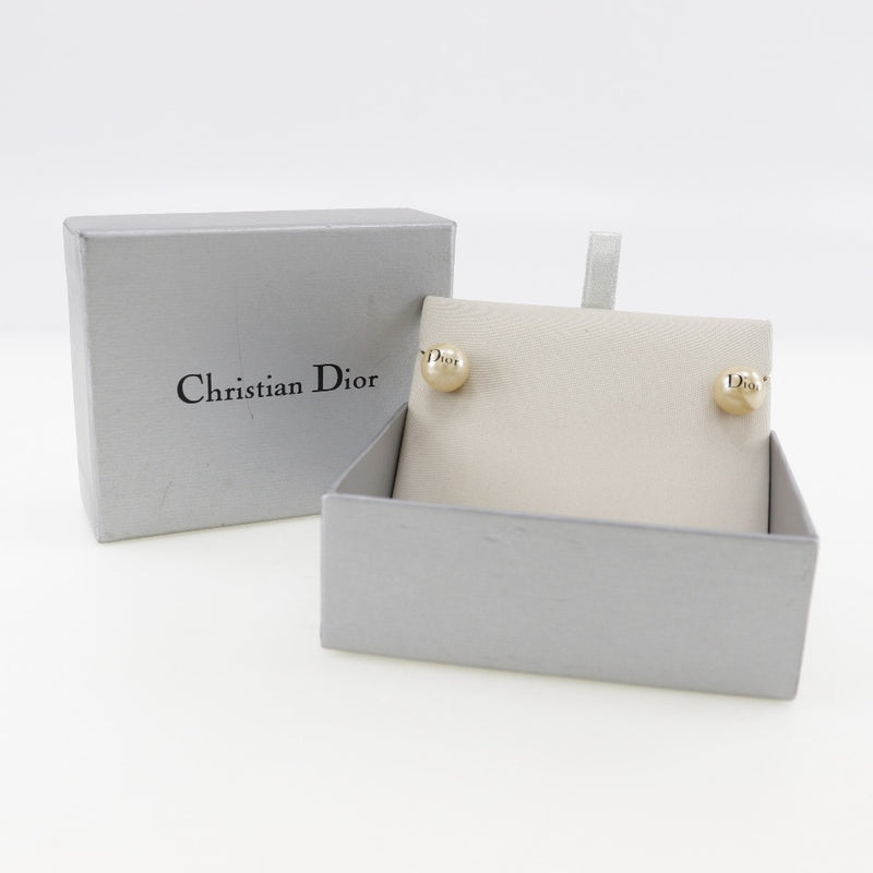[Dior] Christian Dior 
 꿰뚫는 
 진주 X 금속 약 3.0g 숙녀