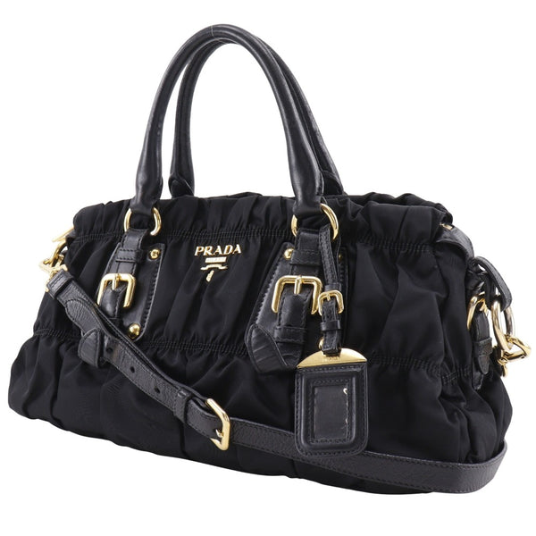 [Prada]PRADA
 Bolso de hombro de 2 vías 
 Recogido BN1407 Nylon Nero Black Crossbody Homodos de hombro 2way A5 Zipper 2 Wayshoulder Mujeres