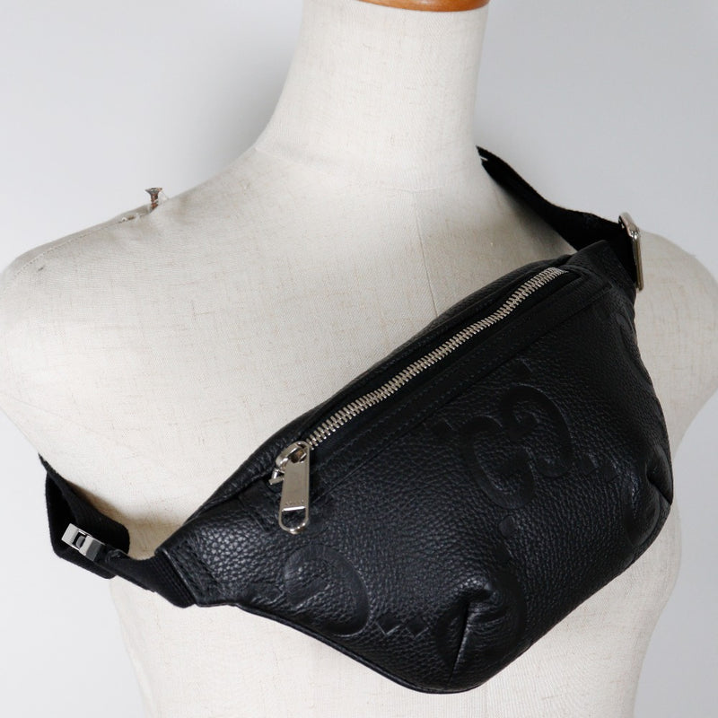 [GUCCI] Gucci 
 Jumbo GG body bag 
 658582 Leather diagonal shoulder fasteners JUMBO GG Unisex A rank