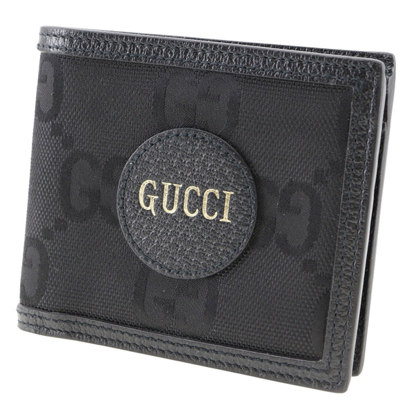 [Gucci] Gucci 
 关闭 - 两个折钱包中的磨碎 
 625574帆布打开了砂砾男士A级