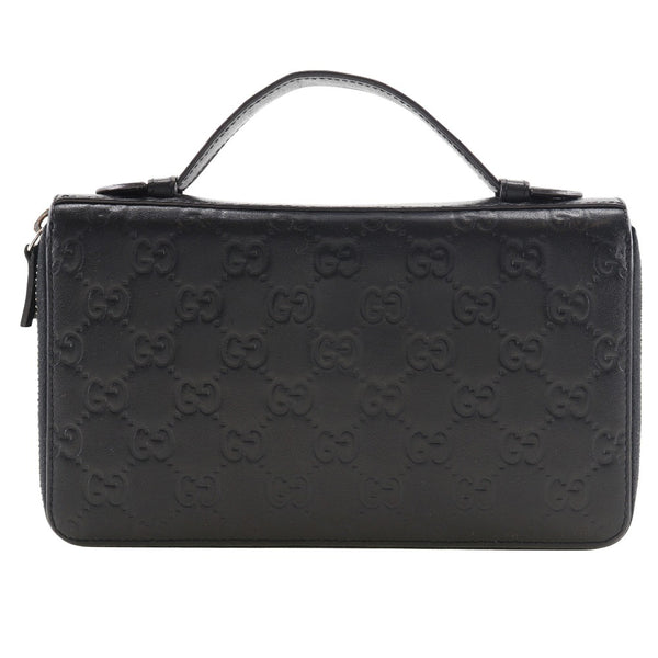 [GUCCI] Gucci 
 GG Travel Case Long Wallet 
 395474 Leather fastener GG Travel Case Men's A-Rank