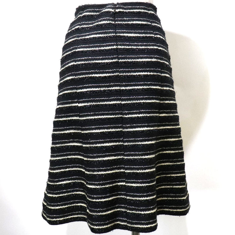 【CHANEL】シャネル
 フレアスカート スカート
 P19873V11554 ツイード 黒 flare skirt レディースA-ランク