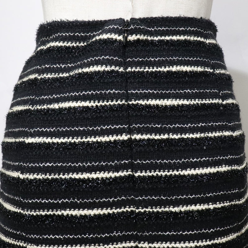 [CHANEL] Chanel 
 Flare skirt skirt 
 P19873v11554 Tweed Black Flare Skirt Ladies A-Rank