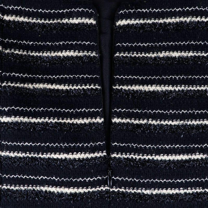 【CHANEL】シャネル
 フレアスカート スカート
 P19873V11554 ツイード 黒 flare skirt レディースA-ランク