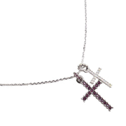 SWAROVSKI】スワロフスキー ダブルクロス ネックレス – NISHIKINO 