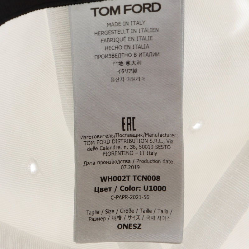 [Tom Ford] Tom Ford TF Logo Cap Wh002T TCN008