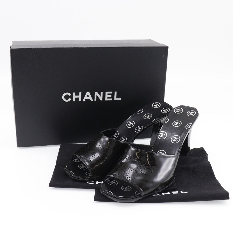 [Chanel] Chanel 
 Mulas 
 Patent de cuero damas A-rank