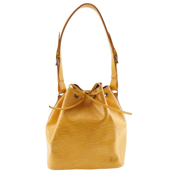 [Louis Vuitton] Louis Vuitton 
 No -shoulder bag 
 M44009 Epireather Tashiri Yellow AR0916 Engraved shoulder A5 drawstring NOE Ladies