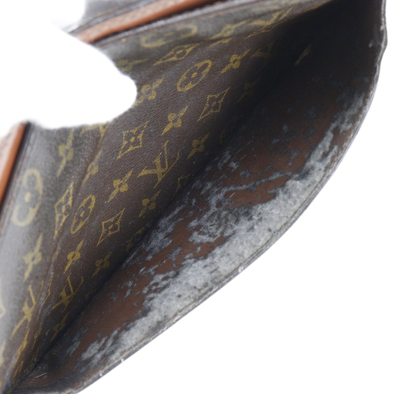 [Louis Vuitton] Louis Vuitton 
 Pochette de la segunda bolsa 
 M51795 Monograma lienzo Th1911 grabado A5 sujetador Pochette Homme Unisex B-Rank