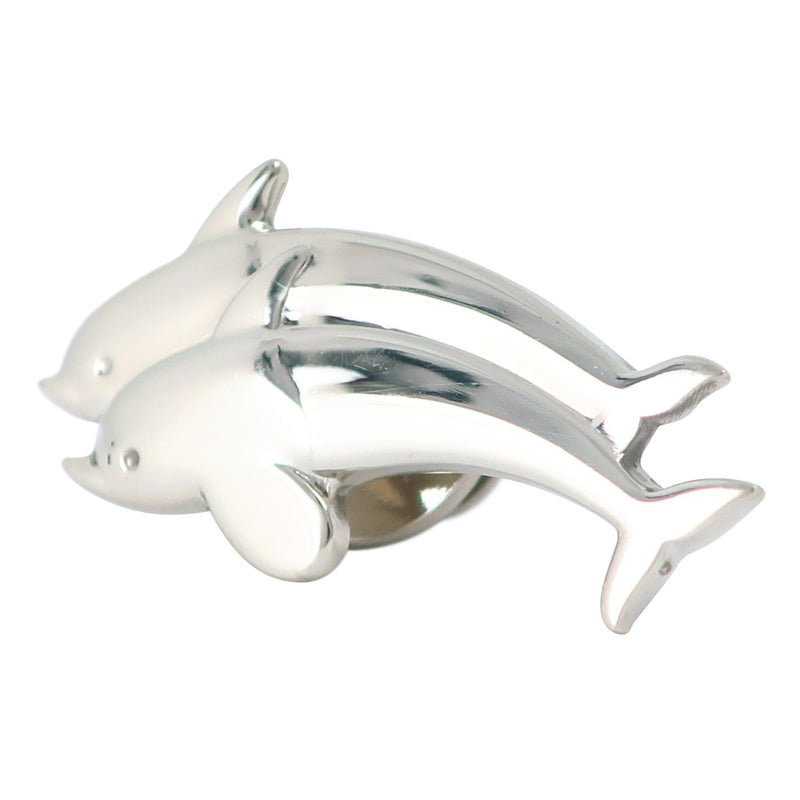 【Georg Jensen】ジョージジェンセン
 イルカ タイピン
 シルバー925 Dolphin メンズA-ランク