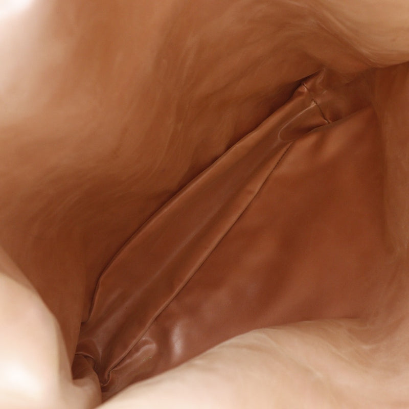 [Bottegaveneta]BOTTEGA VENETA Bolsos reversibles de leopardo leopardo impresión poliuretano x vinilo marrón/bolso rosa A4 Abierta B-Rank de mujer reversible para mujeres reversibles