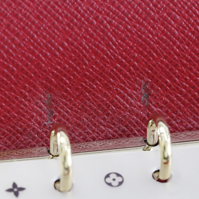 [Louis Vuitton]路易威登 
 议程PM笔记本封面 
 拼布R20967会标帆布CA2048邮票快照按钮议程PM中性a级