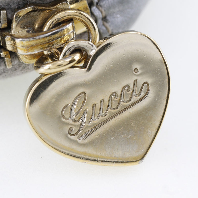 [GUCCI] Gucci 
 Heart coin case 
 GG Shima 152615 Leather fastener HEART Ladies