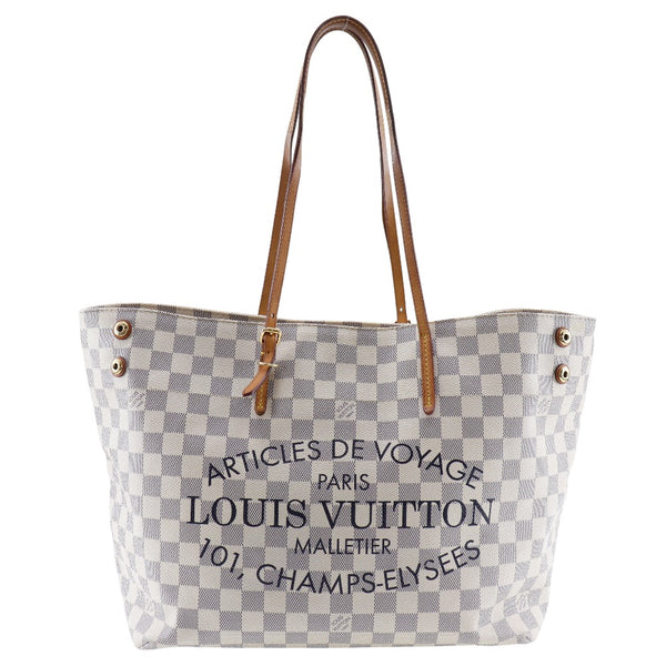 [Louis Vuitton]路易威登 
 河马MM手提袋 
 N41375 Damier Eulu Canvas肩膀王子开放河马MM女士